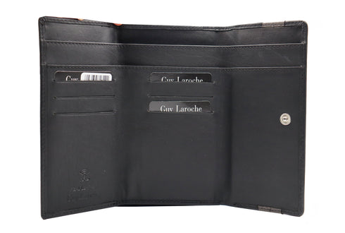 Δερμάτινο πορτοφόλι Guy Laroche 81312 μαύρο